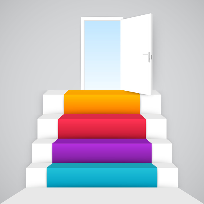 3d arrows infographic. Template for diagram, graph, presentation and chart. Business startup concept with 4 options, parts, steps or processes. Abstract background. Data visualization.